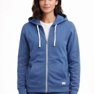 Marine Layer Sky Blue Hoodie with Zip